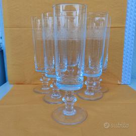 BICCHIERI CON GAMBO SERIGRAFATI