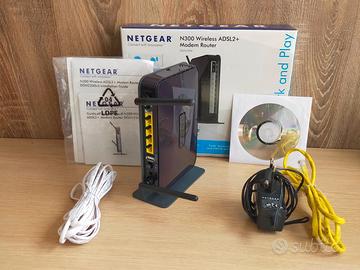Modem/Router Netgear N300 WirelessADSL2+