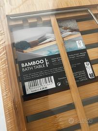 Tavolo bamboo per vasca