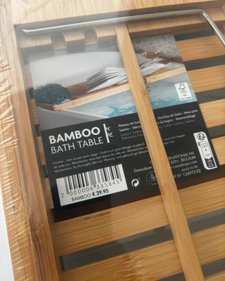 Tavolo bamboo per vasca