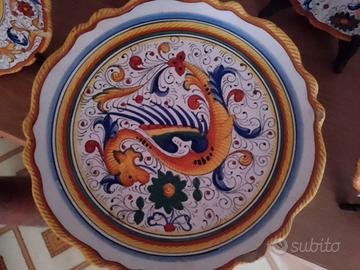 Alzatina in ceramica Deruta