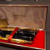 Penne placche in oro 24kt. Linea Viba anni 60