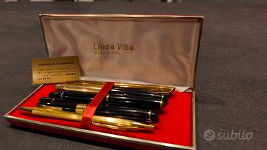 Penne placche in oro 24kt. Linea Viba anni 60