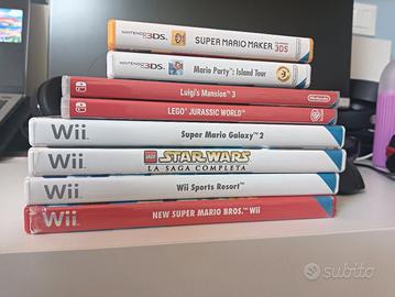 giochi Wii Nintendo 3ds e switch 