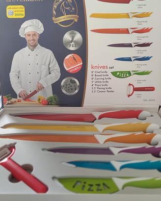 set coltelli Everrich 7 pezzi