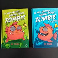 2 libri Il mio grosso grasso pesce zombie 1 e 2 (è