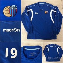 FELPA ALLENAMENTO CALCIO CATANIA MACRON TG XS N.19