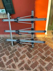 Portabici da tetto 3 posti