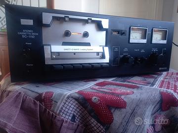 piastra cassette sansui