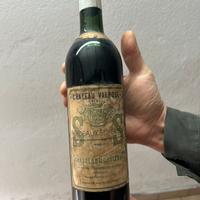 Bottiglia di vino chateau valrose 1960
