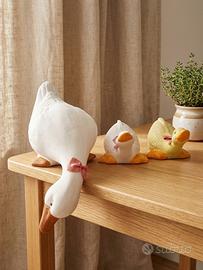 Set 3 oche decorative da bordo tavolo/ mensola