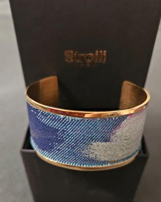 Bracciale Stroili in ottone e denim
