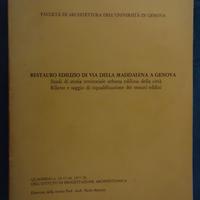 Restauro Edilizio di Via della Maddalena a Genova