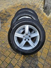 Cerchi Audi 17 + gomme invernali nuove