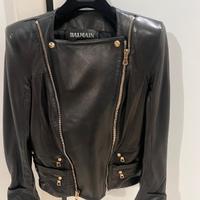 Giacca di pelle Balmain