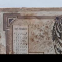 calendario come da foto 1883