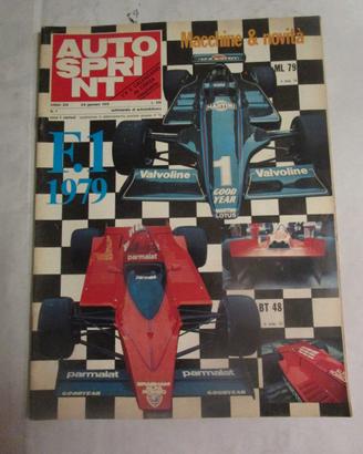 RIVISTE AUTOSPRINT LOTTO DI 8 NUMERI 1978-1979