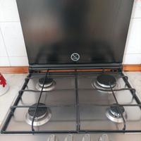 forno elettrico e piano cottura  gas 4 fuochi