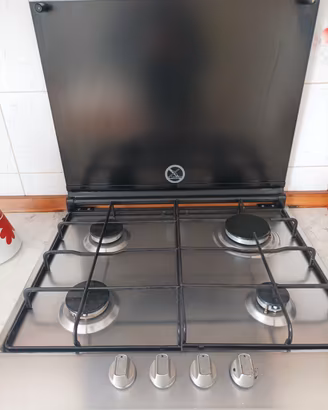 forno elettrico e piano cottura  gas 4 fuochi