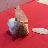 Tucano in quarzo rosa