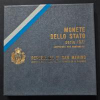 Monete San Marino 1977 con 500L Argento 