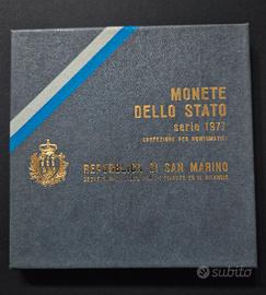 Monete San Marino 1977 con 500L Argento 