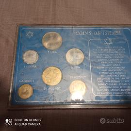 Coins of Israel serie di monete in confezione 
