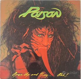 Poison-Open up and say ahh LP1988 completo vinile 