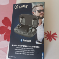 Celly Auricolari Bluetooth Stereo TWS -NUOVI-