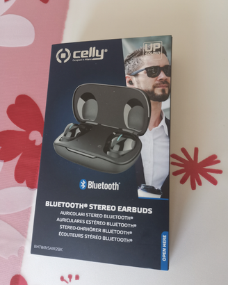 Celly Auricolari Bluetooth Stereo TWS -NUOVI-