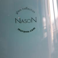 Vaso turchese di Murano