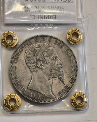 Sardegna - 5 lire 1854 (G)