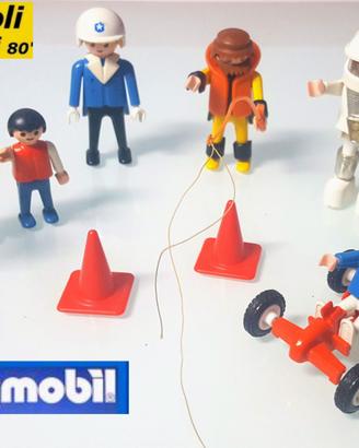 Playmobil Geobra VINTAGE 1974/1981 Mini Lotto di 6