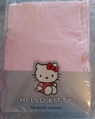 Parure letto singolo +federa Hello Kitty