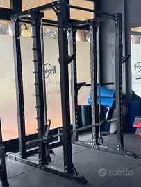 Power Rack Lacertosus Pro con Smith Machine e dip