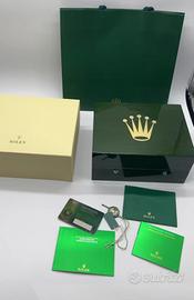 Scatola porta orologi Rolex nuova di zecca
