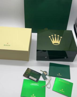 Scatola porta orologi Rolex nuova di zecca