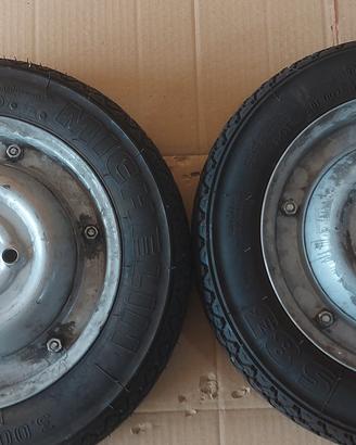 RUOTE COMPLETE  DA 9 A 10 VESPA R.L.N