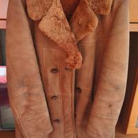 cappotto camoscio Shearling