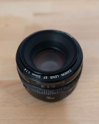 Canon 50 mm f 1.4 attacco EF