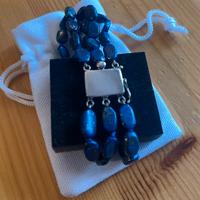 Argento e lapislazzuli, bracciale