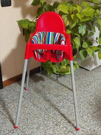 sedia rossa ikea bambino 