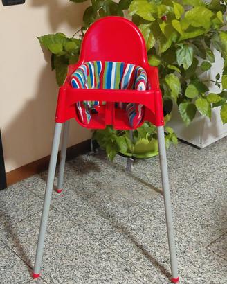 sedia rossa ikea bambino 