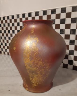 grande vaso in porcellana dipinto a mano 