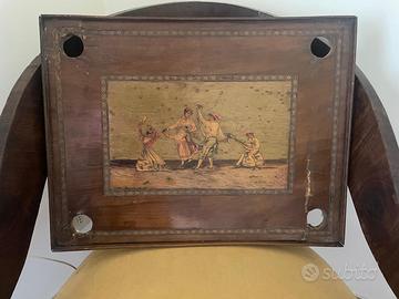 Decori intarsiati XIX - tavoli o muro