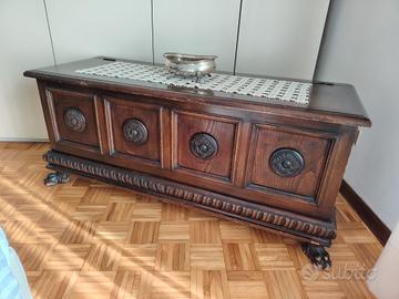 Cassapanca umbertina dei primi del 900