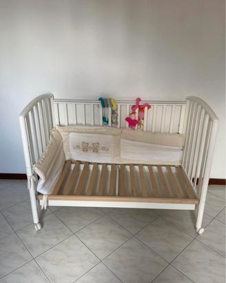 Lettino cancelli Pali con materasso