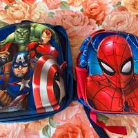Zainetti asilo Spiderman e Avengers discreti
