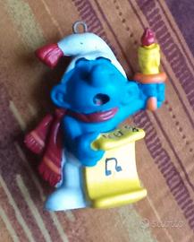 Puffo canto Natale de "I Puffi" originale anni '80