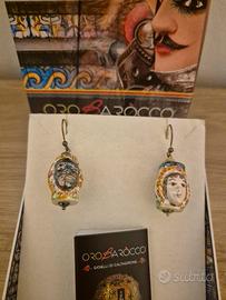 Orecchini in ceramica di Caltagirone 